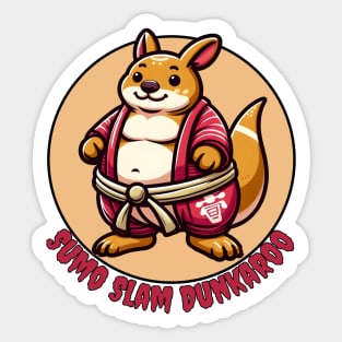 Sumo kangaroo Sticker